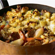 Sausage and Cider Casserole