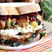 Thanksgiving Leftover Sandwich