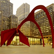 Calder's Flamingo