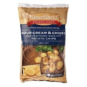 Heartland Potato Chips Sour Cream & Chives