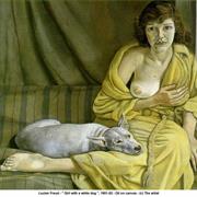 Girl With a White Dog