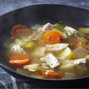 Cock-A-Leekie Soup