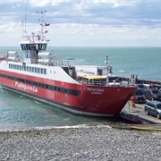 Crossing Magellan Strait, Argentina