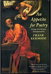 An Appetite for Poetry (Frank Kermode)