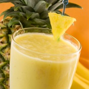 Pineapple Fruit Milk Shake