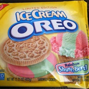 Rainbow Sherbet Oreo