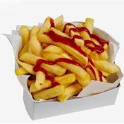 Frietjes Met Ketchup