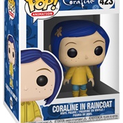 Coraline in Raincoat