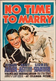 No Time to Marry (1938)