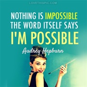 Audrey Hepburn