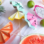 Selfmade Cocktail Umbrellas