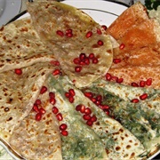 Eating Qutab, Azerbaijan