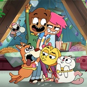 Boy Girl Dog Cat Mouse Cheese