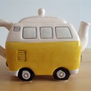 Hippie VW Bus Teapot