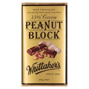 Whittakers Chocolate Block the Original Peanut