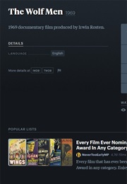 The Wolf Men (1969) (1969)