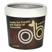 Vanilla With Flakes of Chocolate Ice Cream
