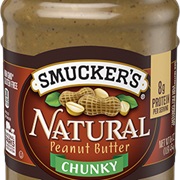 Smucker&#39;s Natural Chunky Peanut Butter
