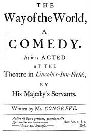 The Way of the World