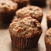 Banana, Apple, and Oatmeal Muffin