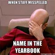 Misspelling My Name When It's in Plain View