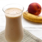 Peach and Amaretto Milkshake