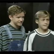 Justin Timberlake and Ryan Gosling as Mouseketeers