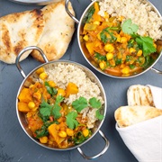Butternut and Chickpea Curry