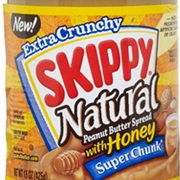 Skippy Natural Super Chunk Peanut Butter With Honey