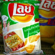 Baked Bacon Cheese With Seaweed Lays