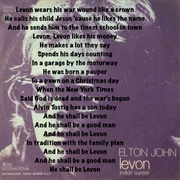 Levon, Elton John