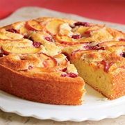 Raspberry Peach Cake