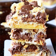 Peanut Butter Cup S'mores Bars