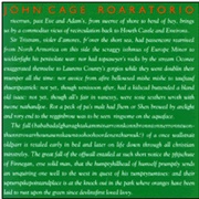 John Cage - Roaratorio