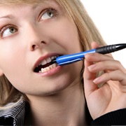 Biting the Ends of Pens