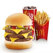 Mcdonald's Triple-Double Burger
