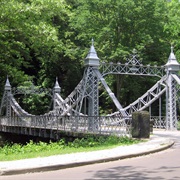 Mill Creek Park Suspension Bridge
