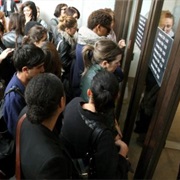 Evade a Stampede of Shoppers