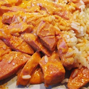 Korv Stroganoff (Sausage Stroganoff)