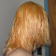 Orange Bleached Hair