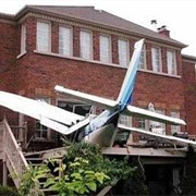 Plane Meets House