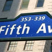 Shopping on 5th Avenue, NYC