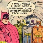 Pink, Green, Yellow, Blue, Purple, Orange.... Suits