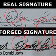 Forged a Signature