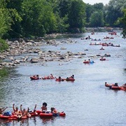Tubing Down the Delaware River in PA