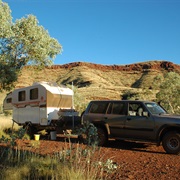 Camp Near Rio Tinto Gorge, Hammersley Ranges, WA
