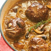 Hamburger Steak With Gravy
