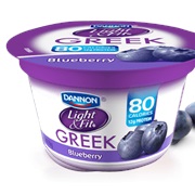 Dannon Light &amp; Fit Blueberry Greek Yogurt
