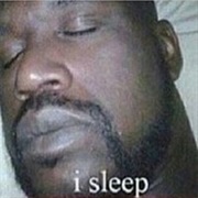 Sleeping Shaq