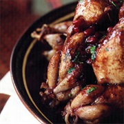 Quail in Fruit Sauce